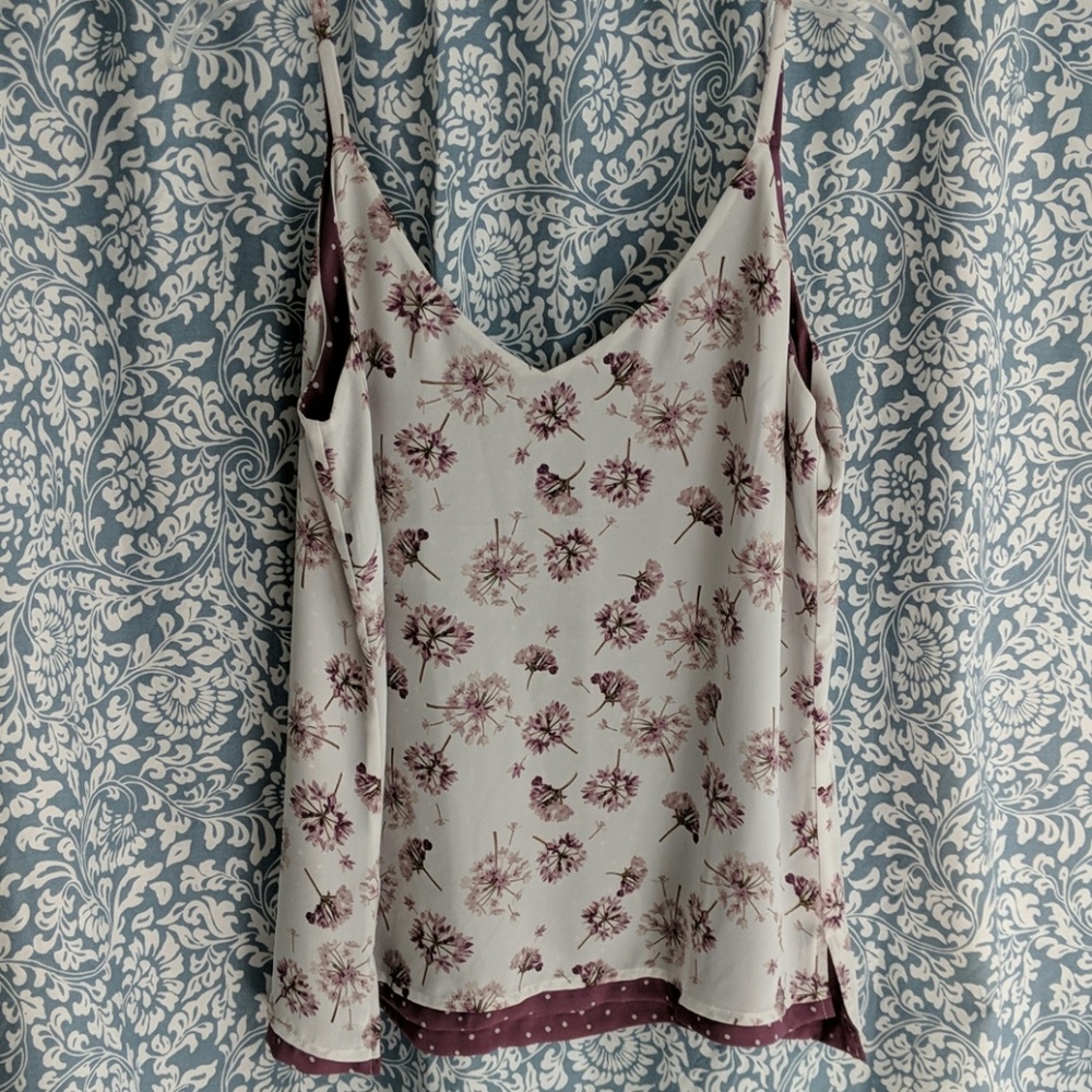 WHBM Spaghetti Strap Tank Top M